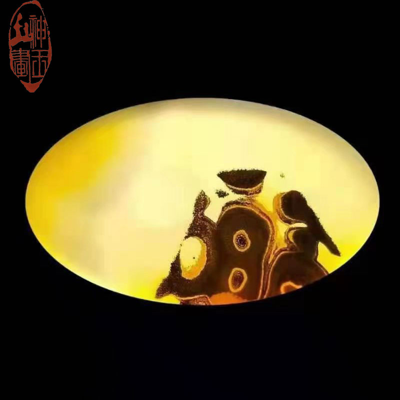 玉石畫(huà)的制作方法